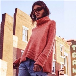 Moth Anthro fireside wool turtleneck sweater